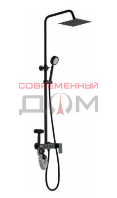 Душевая система EKKO E2406-8, черный